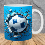 Becher mit Ballmuster