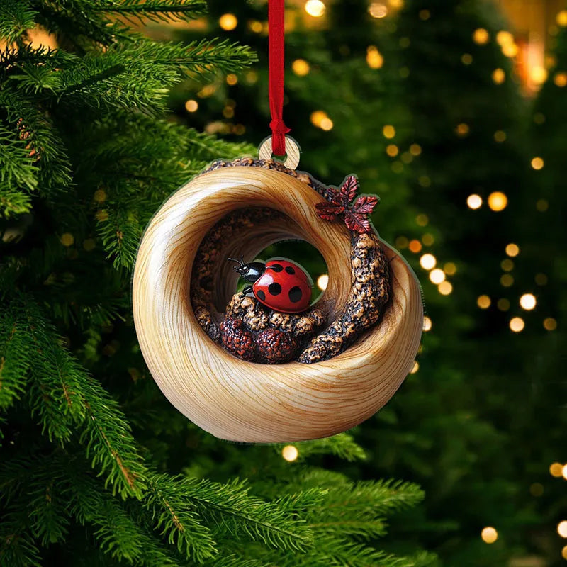Frohe Weihnachten | Acrylanhänger für festliche Dekoration