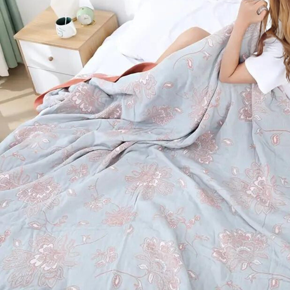 Blütenzauber Kuscheldecke für ganzjährigen Genuss