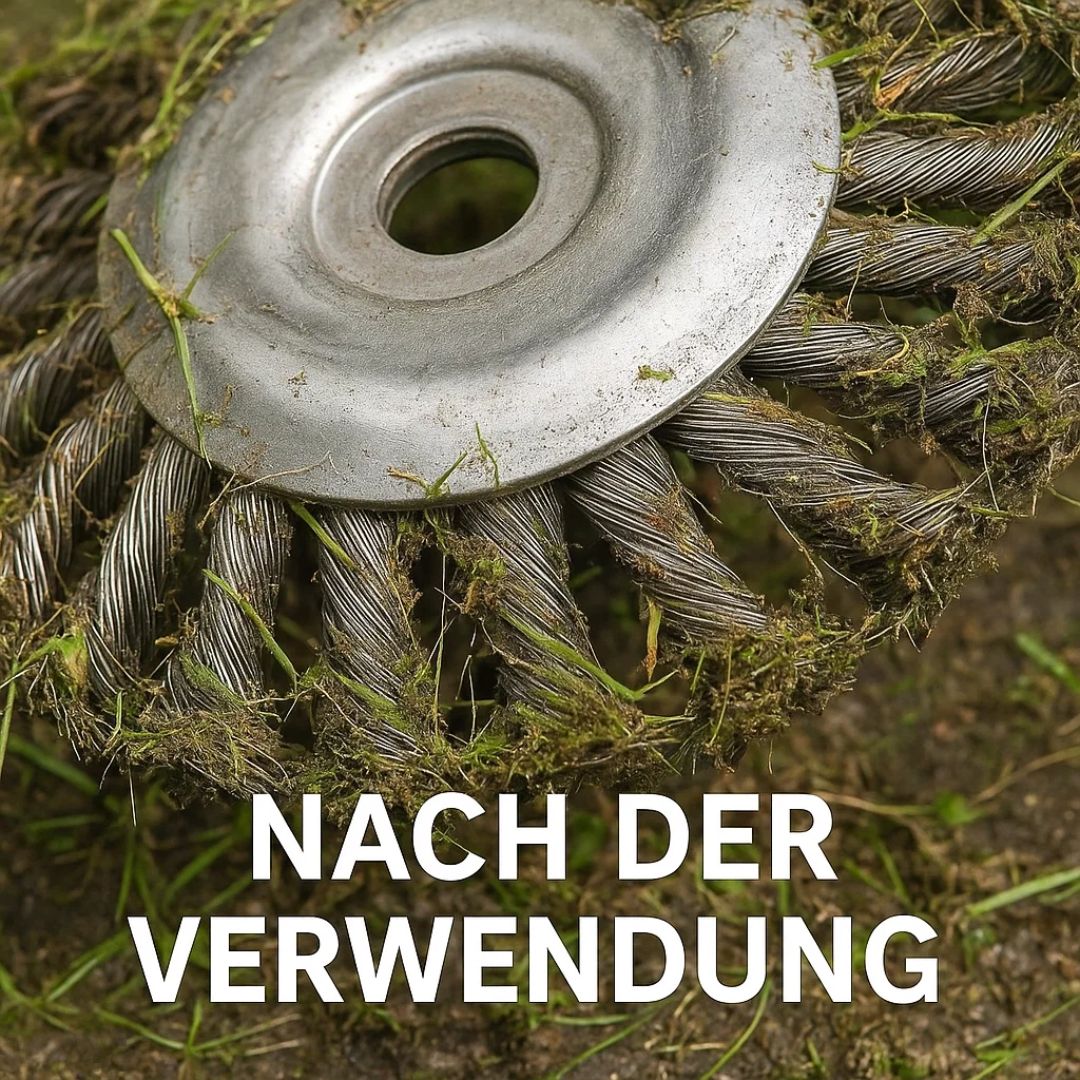 Turbo-Mähkopf für Gräser – Universelle 6-Klingen-Unkrautbürste für Trimmer