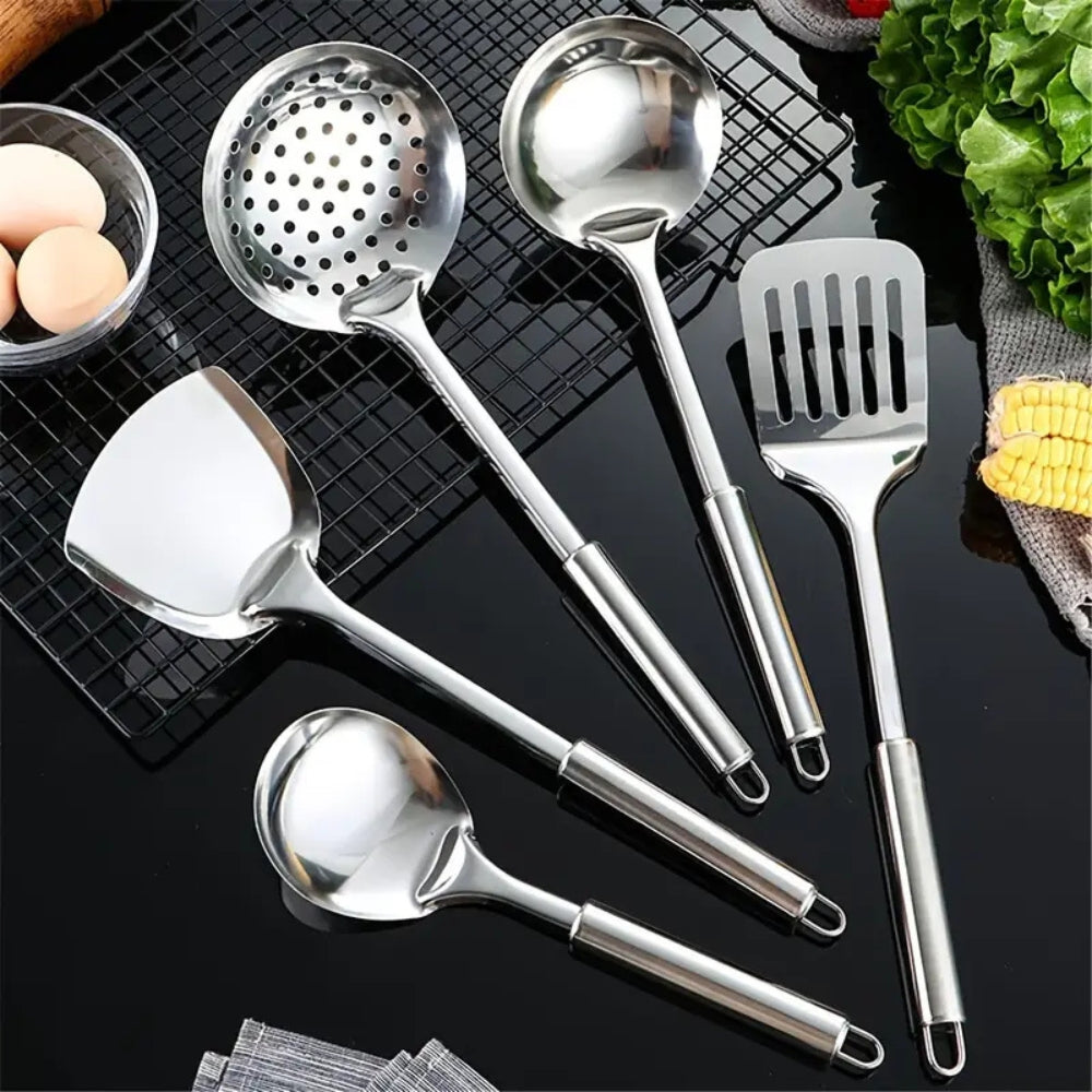 Premium Edelstahl Küchenhelfer | 5-teiliges Set für jeden Koch