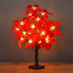 Lichtzauberbaum mit Roten Vögeln – Flexibler LED Dekorationsbaum