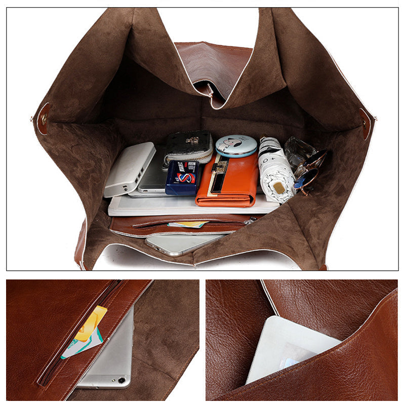 Geräumige Wochenendreise-Tasche aus hochwertigem Kunstleder
