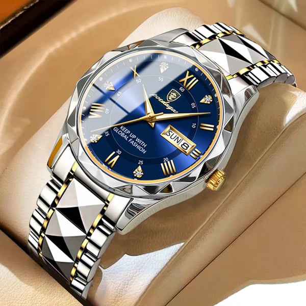 Elegante wasserdichte Herrenarmbanduhr mit Luminous-Funktion
