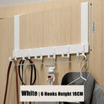 Practical Door Hook Organizer with 6 Aluminum Hooks
