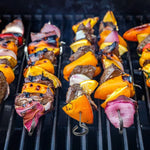 12 Stück Edelstahl Spieße für Grill und BBQ Werkzeuge 30 cm