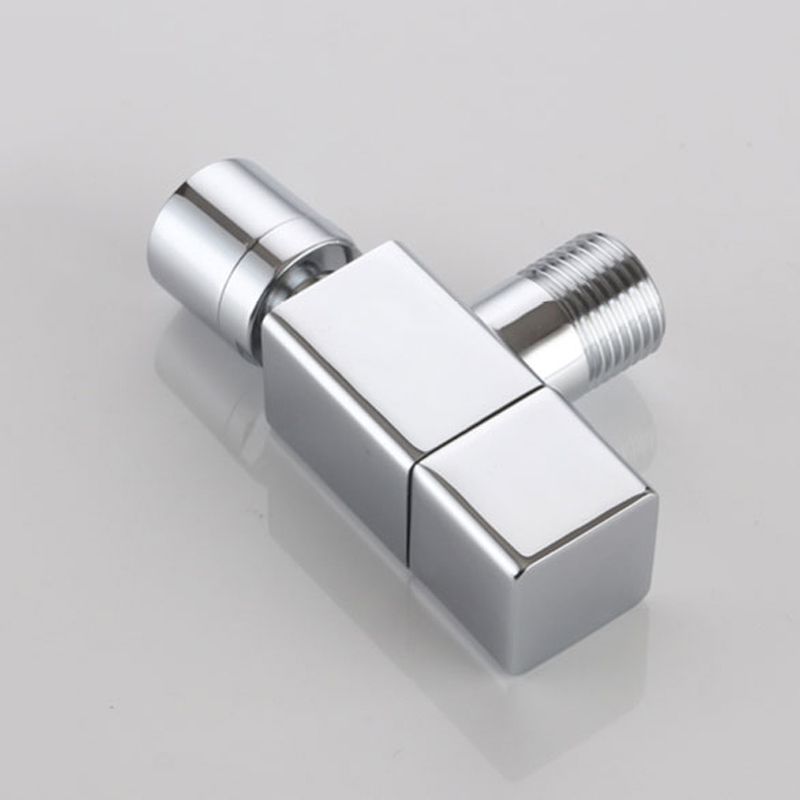 Eleganter Wandhahn mit Knopfgriff aus massivem Messing