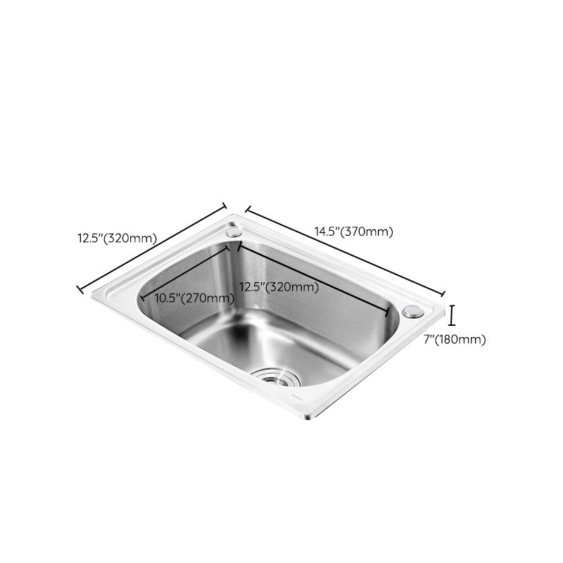 Eleganter Küchenspüle mit schmutzabweisender Oberfläche und Abflussset
