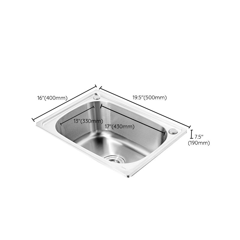Eleganter Küchenspüle mit schmutzabweisender Oberfläche und Abflussset