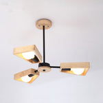 Holz-Sputnik-Lampe für ein modernes Wohnambiente