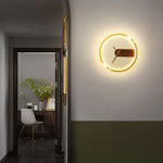 Modern LED Wall Clock – Stylish, Multifunctional Design with Ambient Lighting