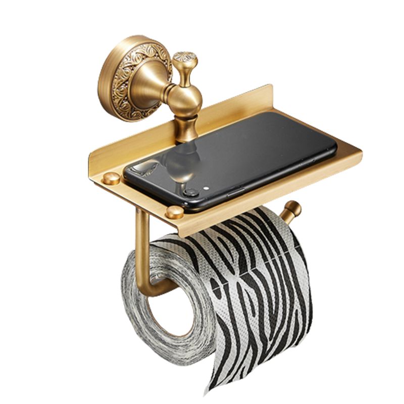 Elegante Badezimmeraccessoires aus gebürstetem Messing – Set oder Einzelstück