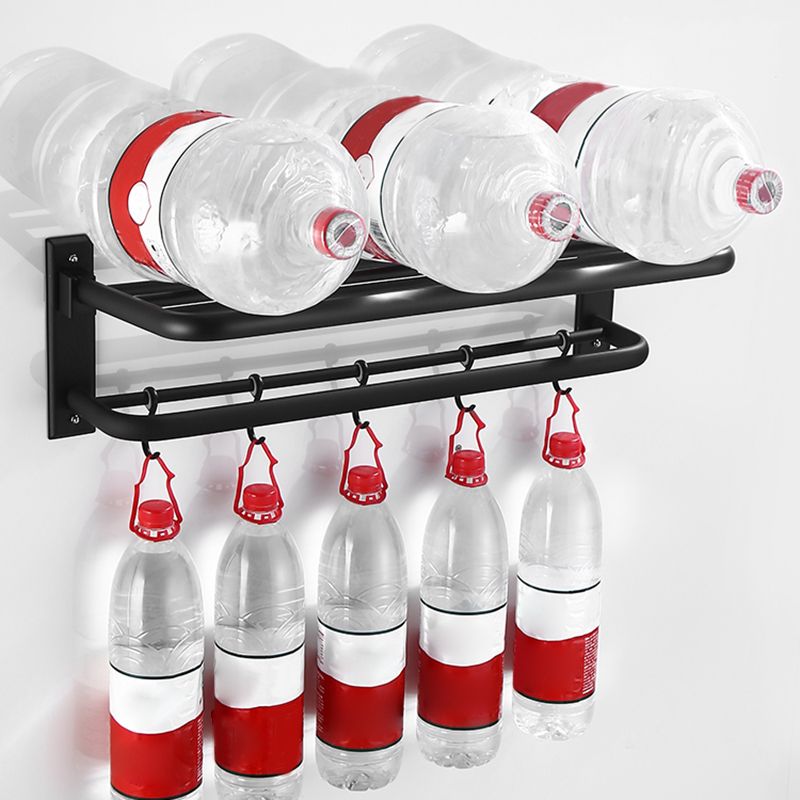 Elegantes Badezimmer-Accessoire-Set in Matt Schwarz