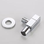 Eleganter Wandhahn mit Knopfgriff aus massivem Messing