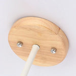 Holz-Sputnik-Lampe für ein modernes Wohnambiente