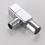 Eleganter Wandhahn mit Knopfgriff aus massivem Messing