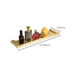 Elegantes Badezimmer-Set mit goldenen Handtuchhaltern