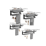 Elegantes Badezimmer-Accessoire-Set in Matt Schwarz