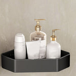 Elegantes Badezimmer-Set in Matt-Schwarz – Stilvolle Aufbewahrungslösungen