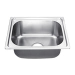 Eleganter Küchenspüle mit schmutzabweisender Oberfläche und Abflussset