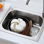 Eleganter Küchenspüle mit schmutzabweisender Oberfläche und Abflussset