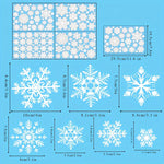 Winter Magic | 137-piece window decoration set with snowflakes