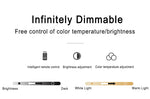 Elegante LED-Tischlampe aus Acryl und Eisen für stilvolle Räume