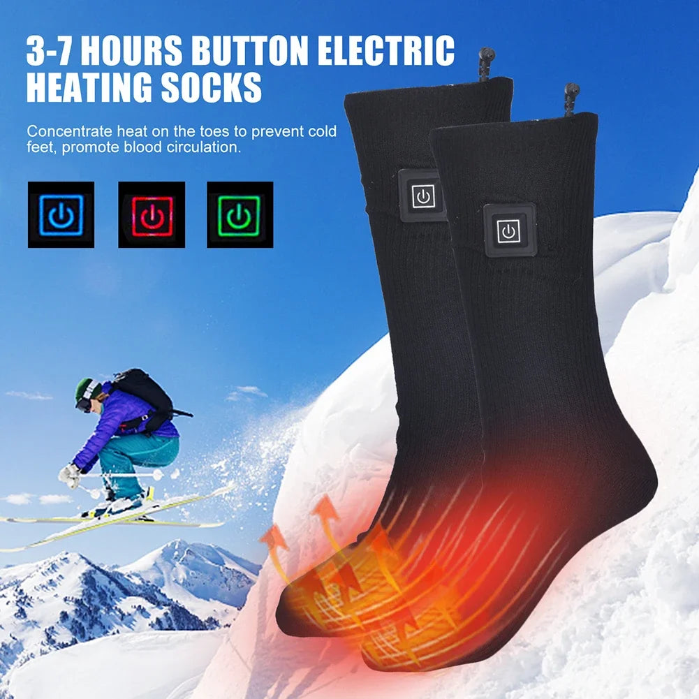 Rechargeable Heated Socks for Outdoor Enthusiasts