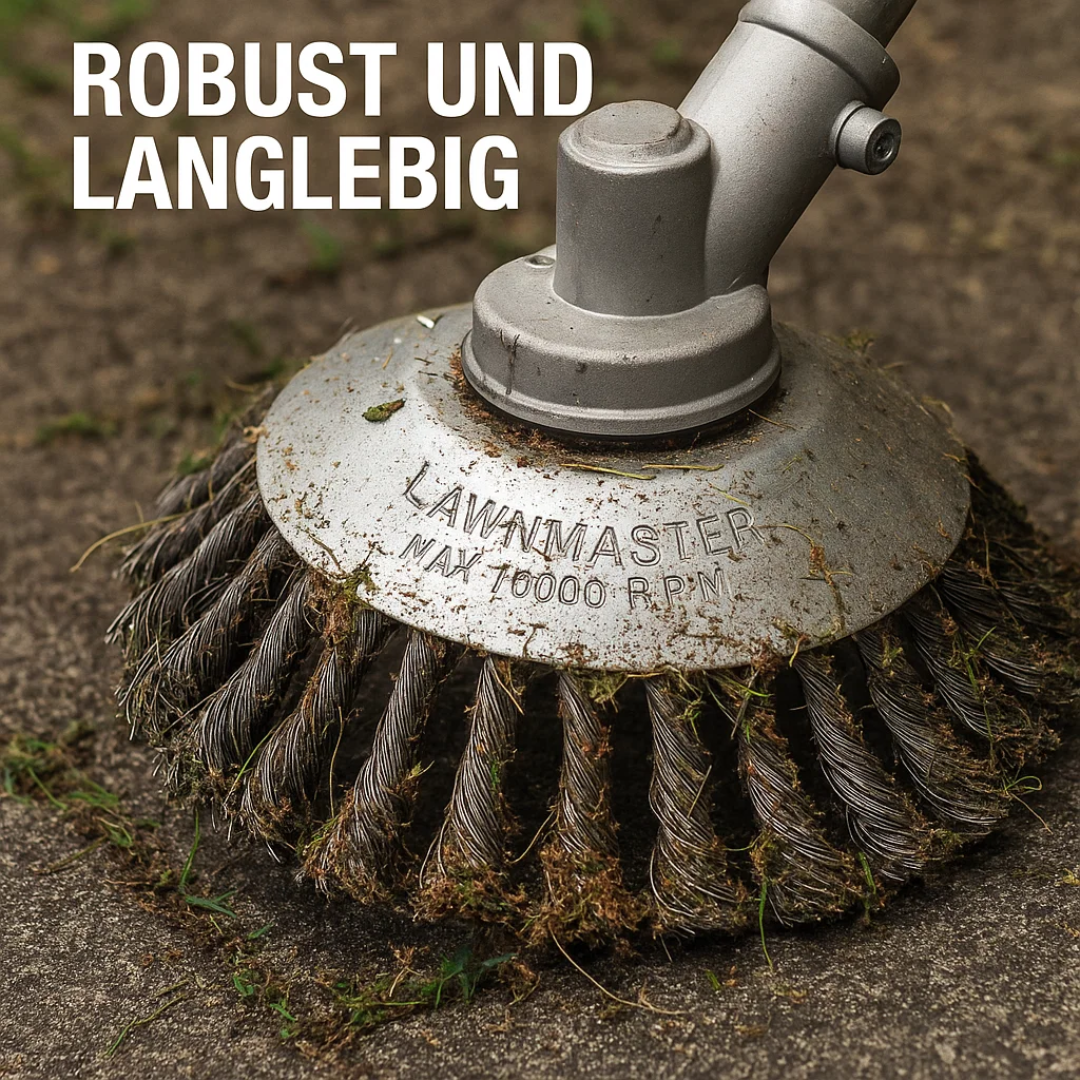 Turbo-Mähkopf für Gräser – Universelle 6-Klingen-Unkrautbürste für Trimmer
