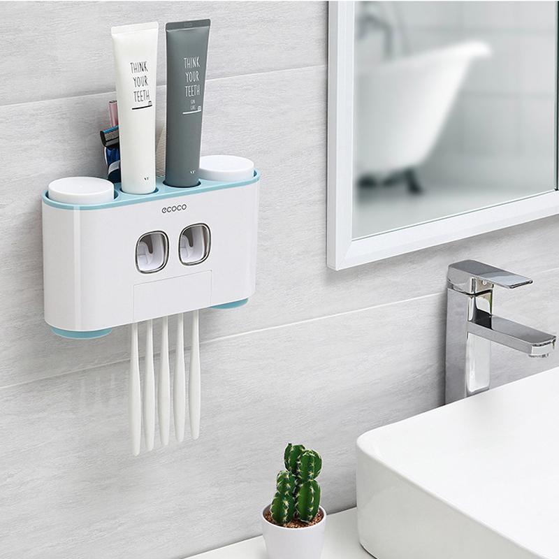Intelligenter Zahnbürstenhalter und Zahnpastenspender Set | CleanaCare