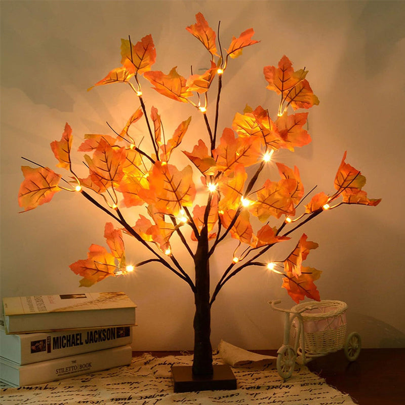 Lichtzauberbaum mit Roten Vögeln – Flexibler LED Dekorationsbaum
