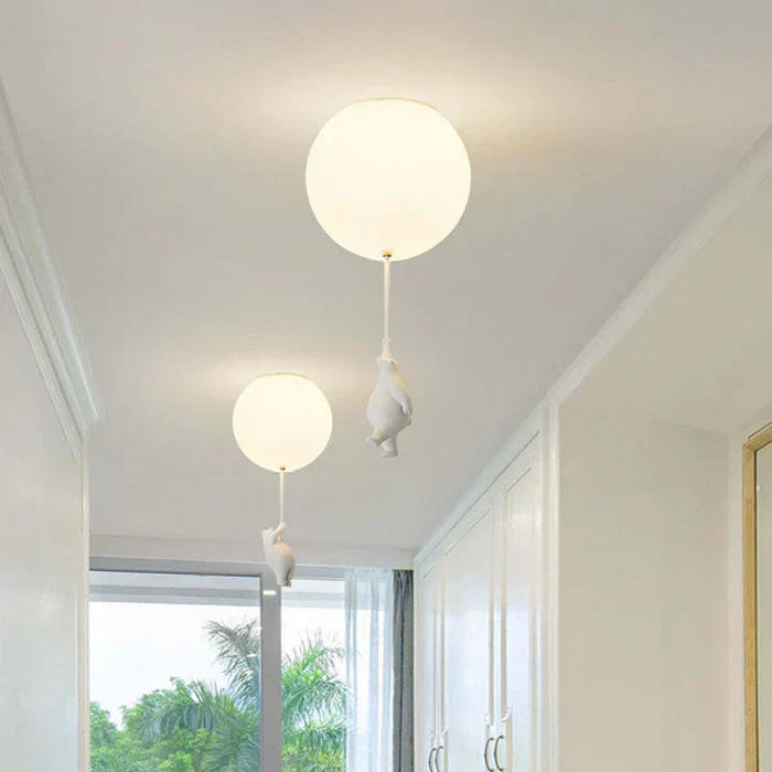 Bärchen & Ballon Pendelleuchte – Sanftes Licht für jeden Raum