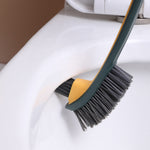 Zweiseitige Toilettenreinigungsbürste mit Flockung