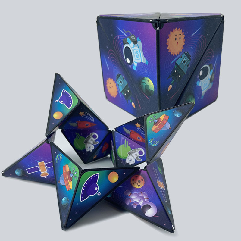 Faltbarer Formwürfel – Kreatives 3D-Puzzle für Kinder und Erwachsene