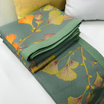 Elegante Wendebettdecke mit Ginkgo-Motiv für Ihr Schlafzimmer