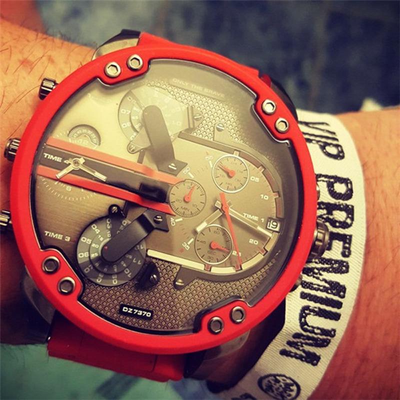 Elegante Quarzchronographuhr aus Edelstahl