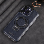 Elegante Lederhülle für iPhone mit Magnetständer – Stilvolle Sicherheit