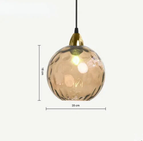 Elegante Glaskugel-Hängelampe – AuraLicht