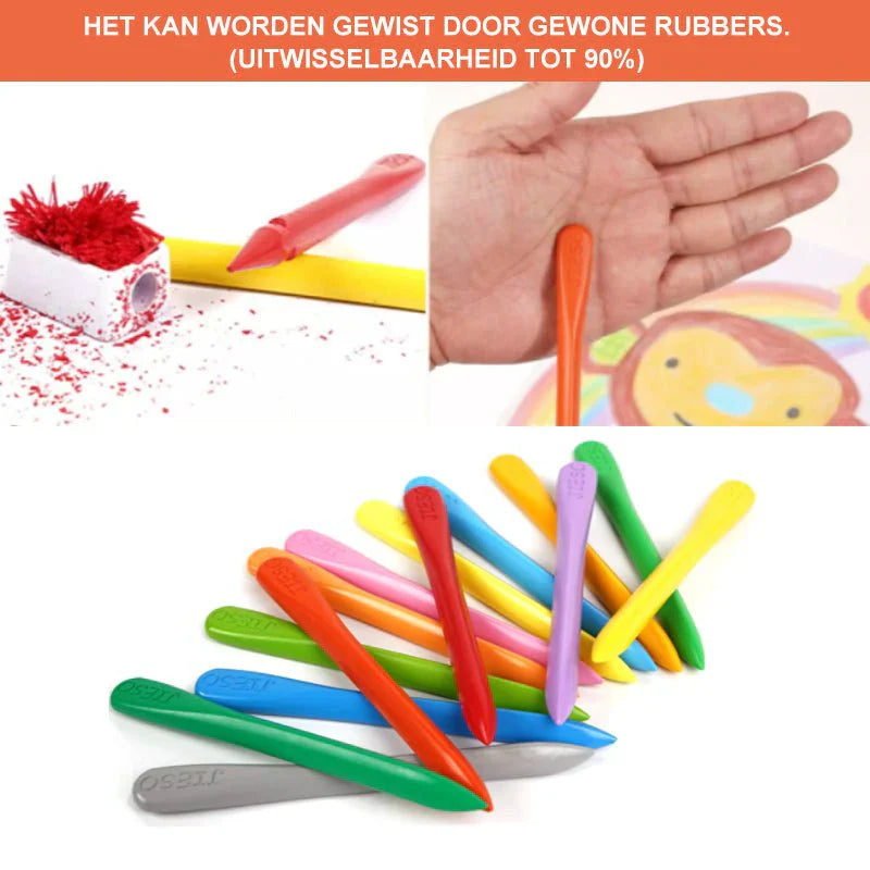 Bunte Wachsmalstifte – Umweltfreundliche Farbstifte für Kinder