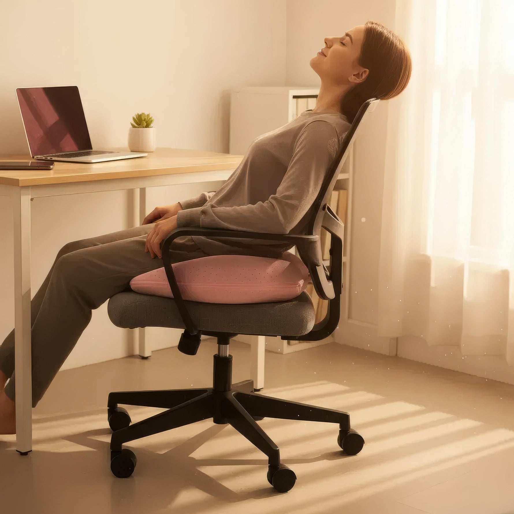 Ergonomisches Sitzkissen – Atmungsaktiv für optimalen Komfort