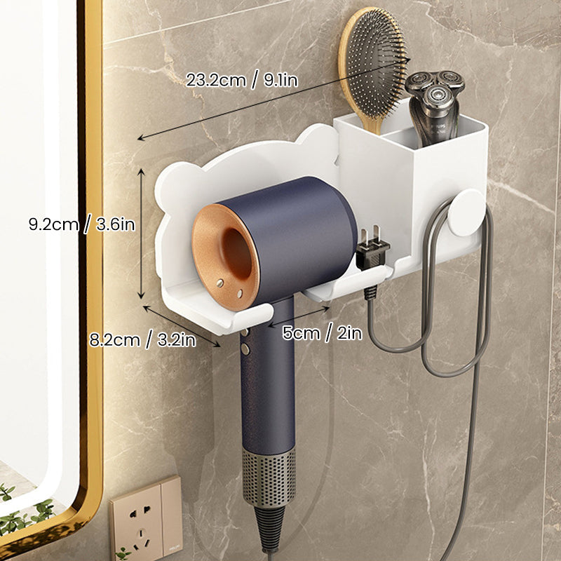 Halter für Haartrockner im Badezimmer