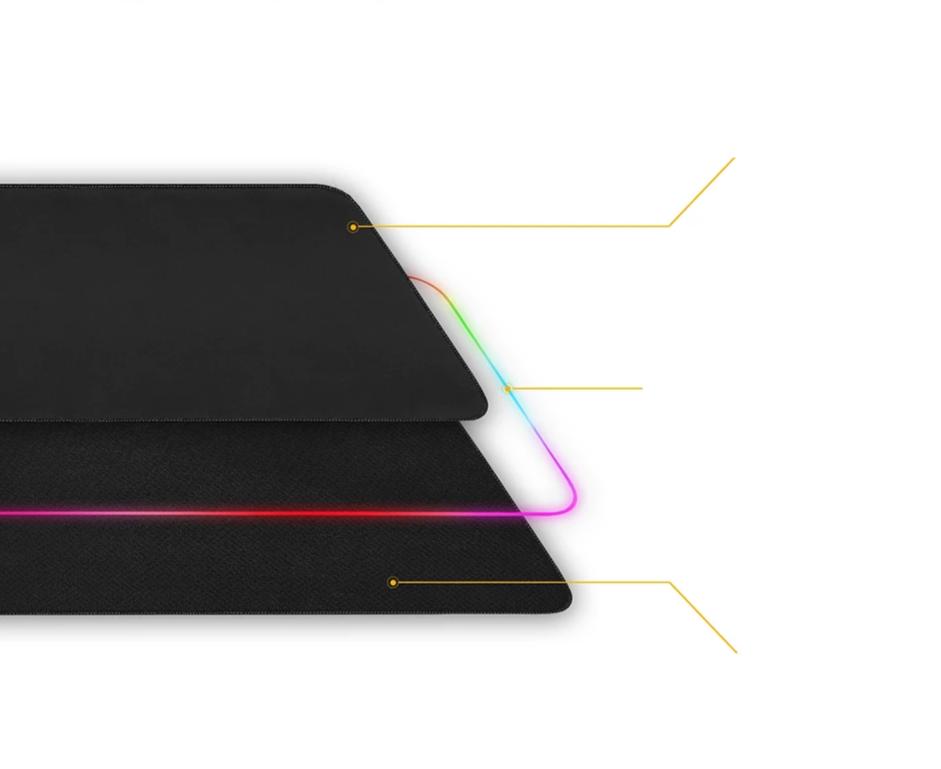 RGB-Mauspad mit 13 Beleuchtungsoptionen | LuminoPad