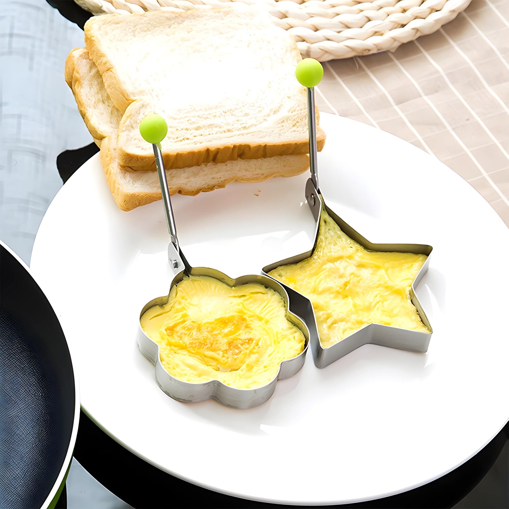 Egg Magic | Stainless Steel Rings for Creative Breakfast Delights
