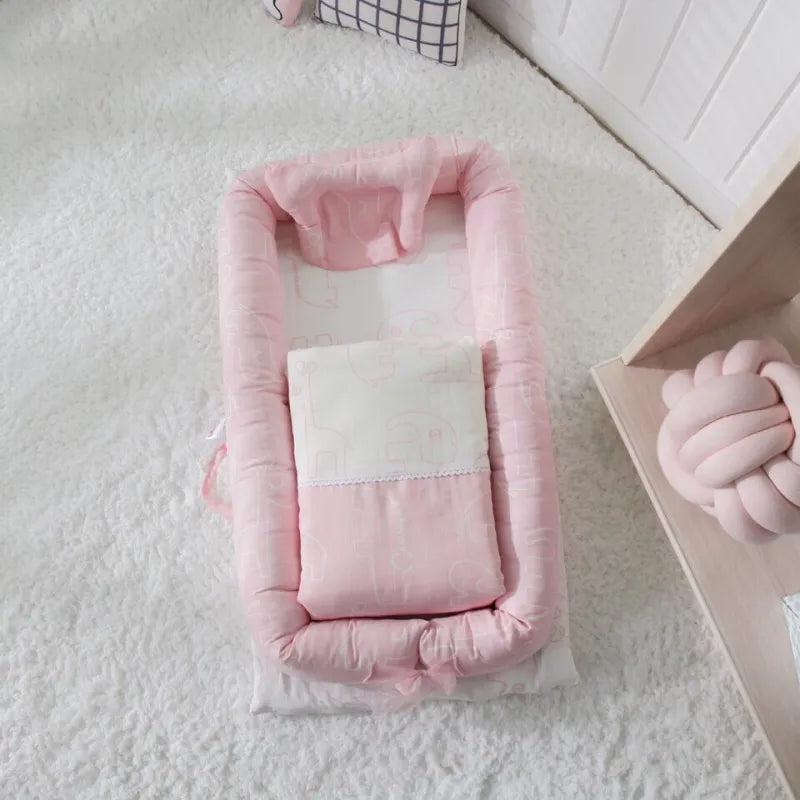Tragbares Babynest für Neugeborene & Kleinkinder – Mit Matratze