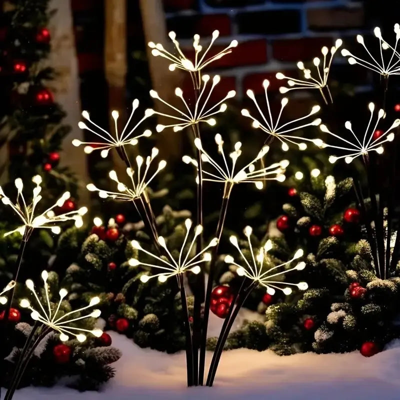 Sonnenblüte Solar-LED-Gartenlampe | Funkelnder Lichteffekt | Wetterfest | 8–12 Stunden Lichtdauer