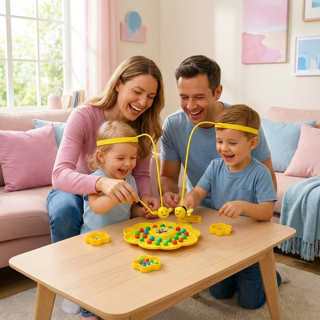 Abenteuerliches Spiel mit Bienenperlen für Angelfreunde