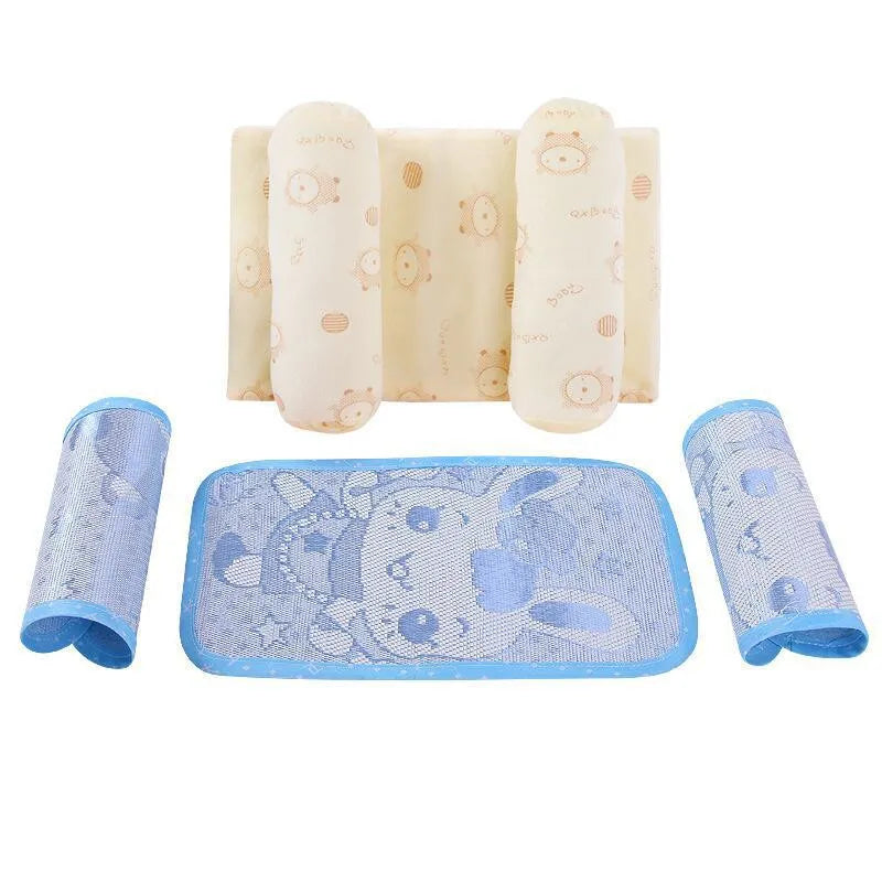 Set mit Schlaflagerungskissen für Babys – Atmungsaktives Anti-Roll-Kissen