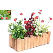 Vibrant Wooden Ladybugs for Your Garden | Set of 10