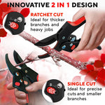 Ergonomic Garden Pruners for Effortless Cutting | Premium Quality