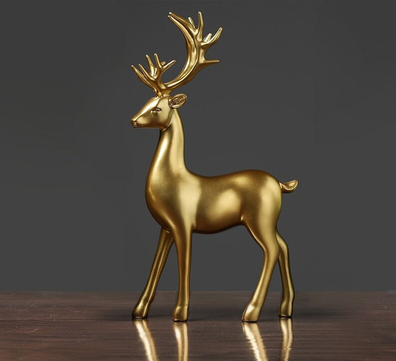Elegante Goldene Reh-Figuren für Ihr Zuhause